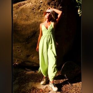 SOLD NWT Free People Movement Limeade One Better Onsie Size Medium